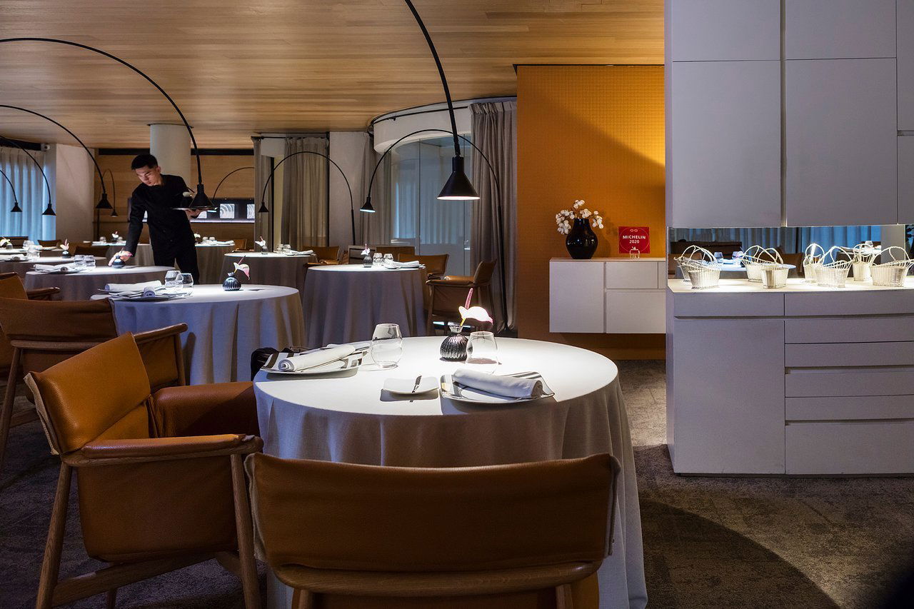 Angle restaurant in Barcelona, Spain