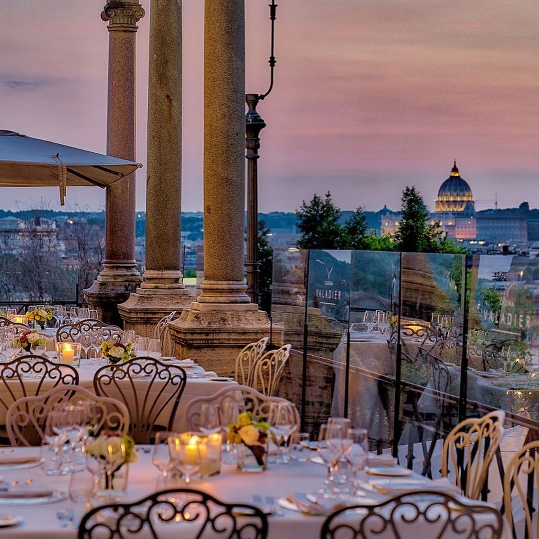 Aroma restaurant in Rome, Italy