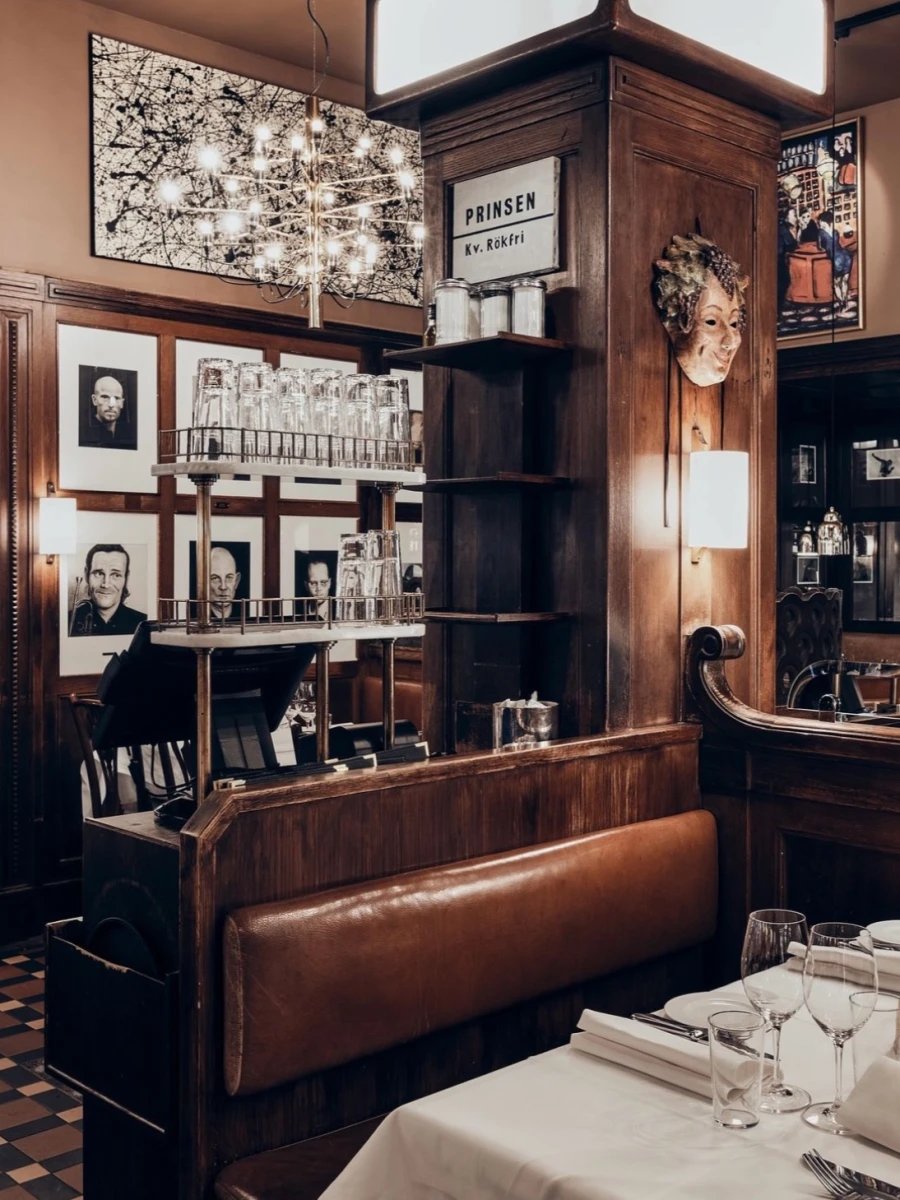 Prinsen restaurant in Stockholm, Sweden