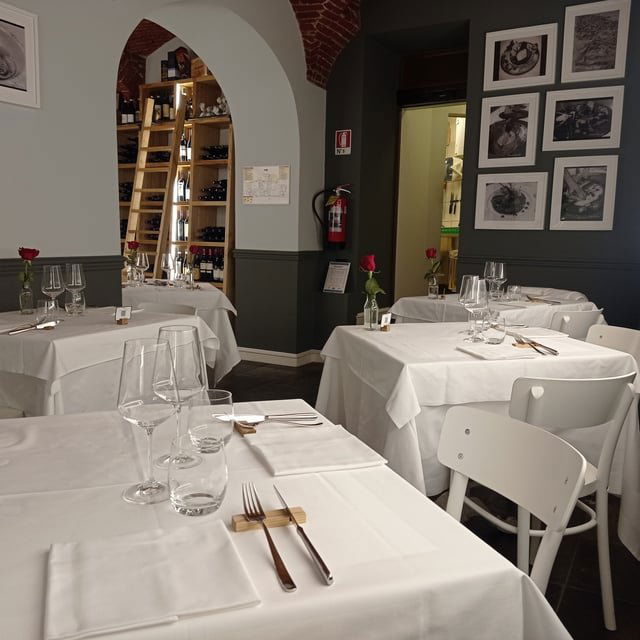 Locanda Corona di Ferro restaurant in Saluzzo, Italy