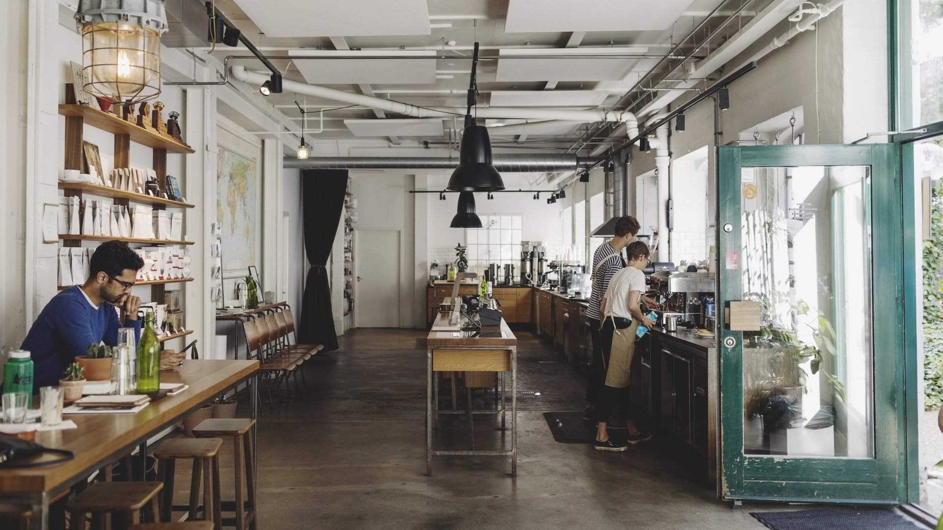 Coffee Collective restaurant in Copenhagen, Denmark