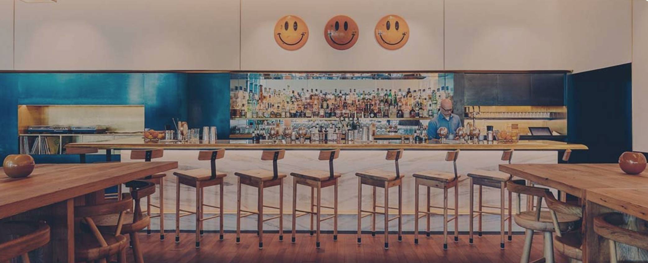South Congress Hotel bar in Austin, United States