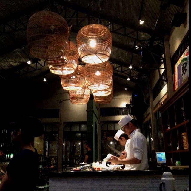 In the Mood for Love (Sushi) restaurant in Bangkok, Thailand