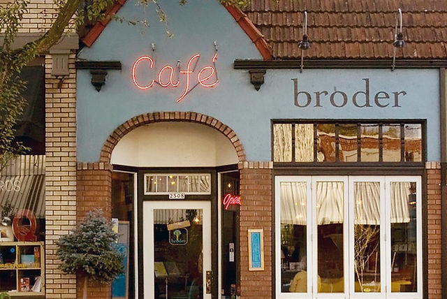 Broder Café restaurant in Portland