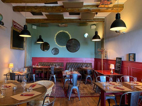 La Trinquette restaurant in Grandcamp-Maisy, France