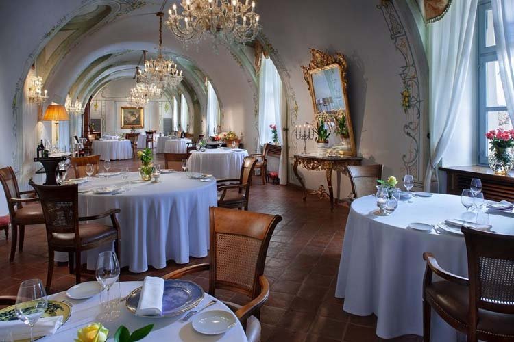 Castello di Guarene restaurant in Guarene, Italy