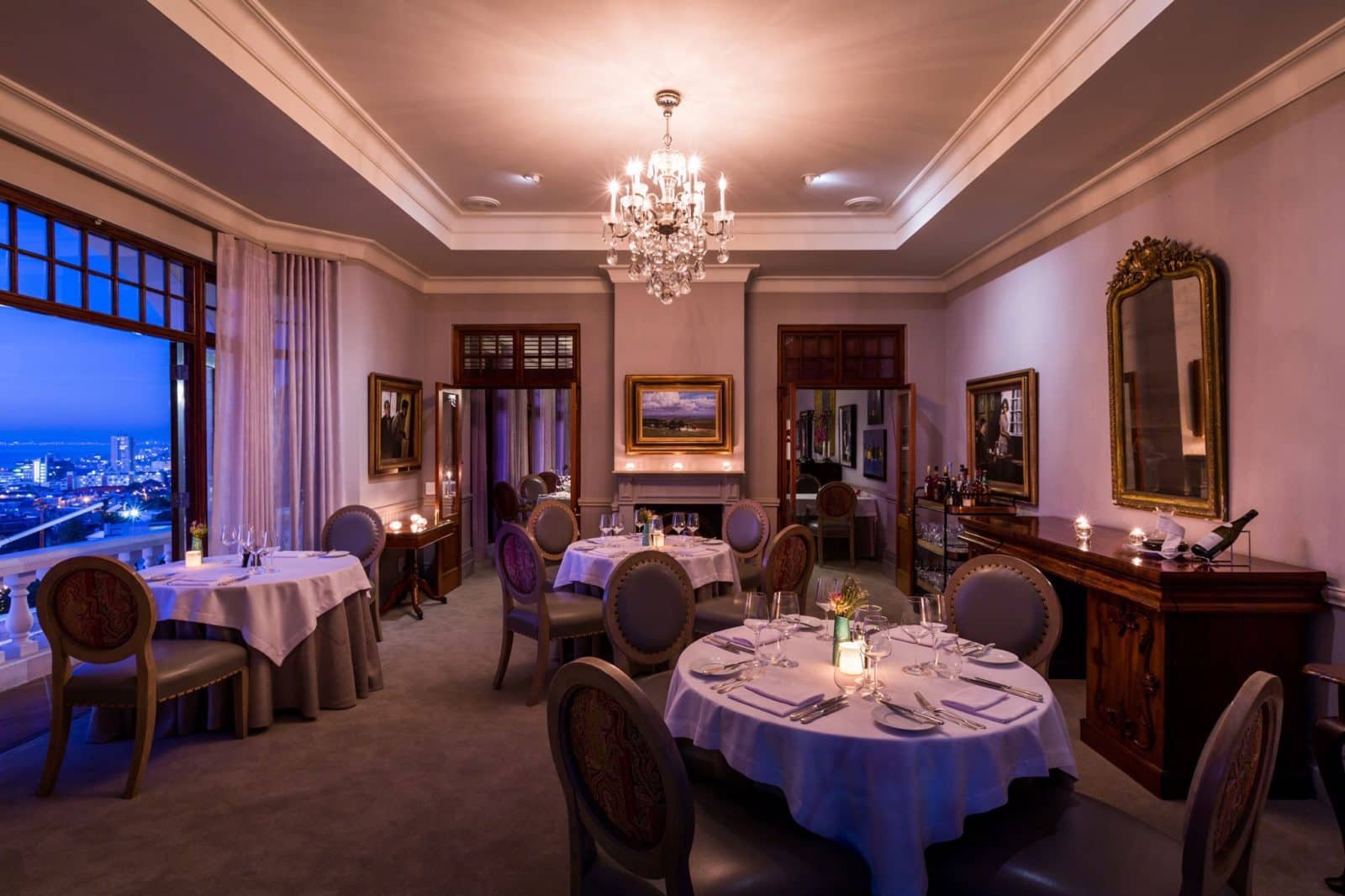 Ellerman House restaurant in Bantry Bay, South Africa