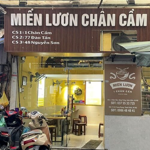 Miến Lươn Chân Cầm (Hoan Kiem) restaurant in Hanoi, Vietnam