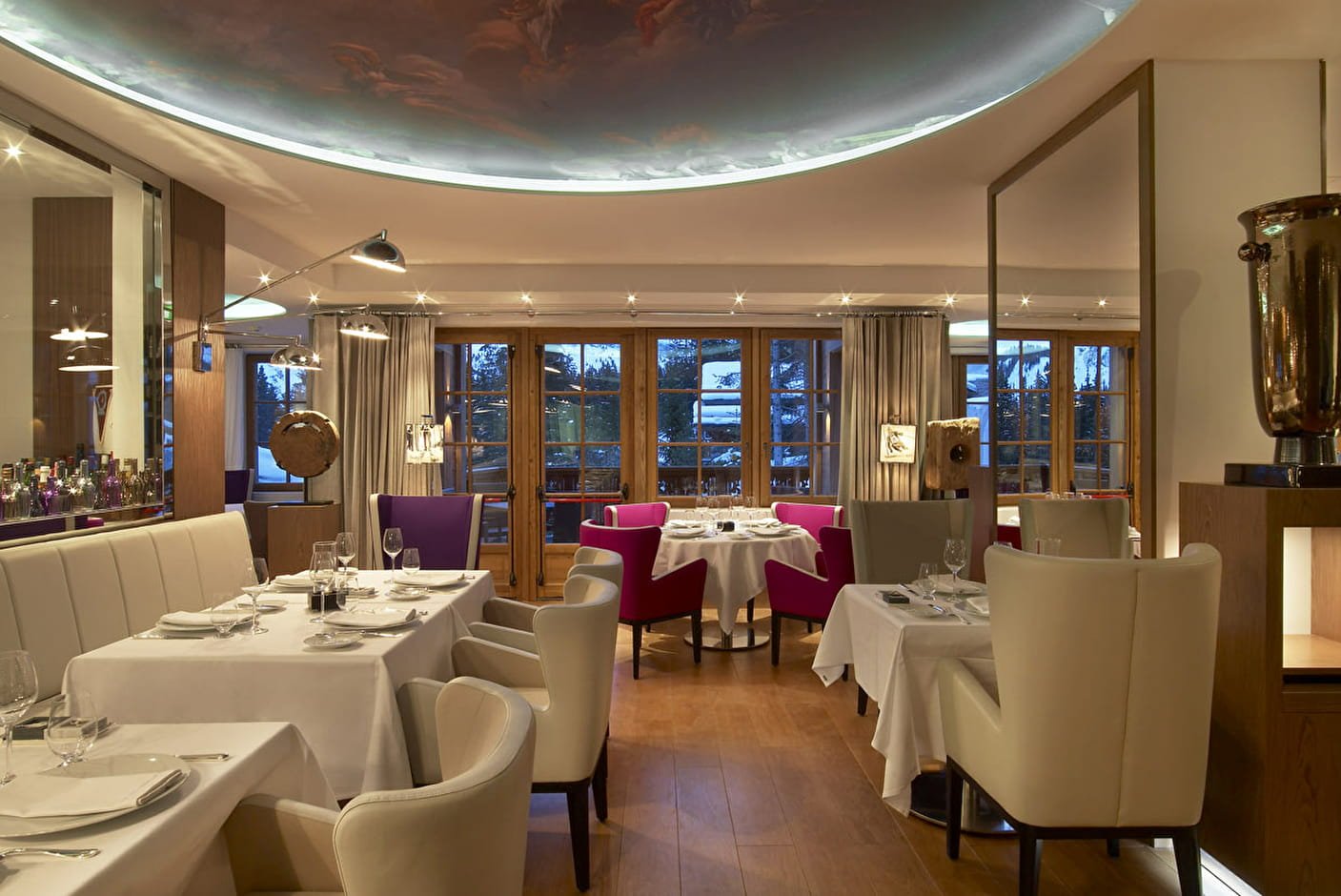 Baumanière 1850 restaurant in Courchevel, France