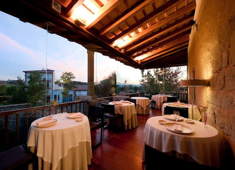 Mas Albereda restaurant in Sant Julià de Vilatorta, Spain