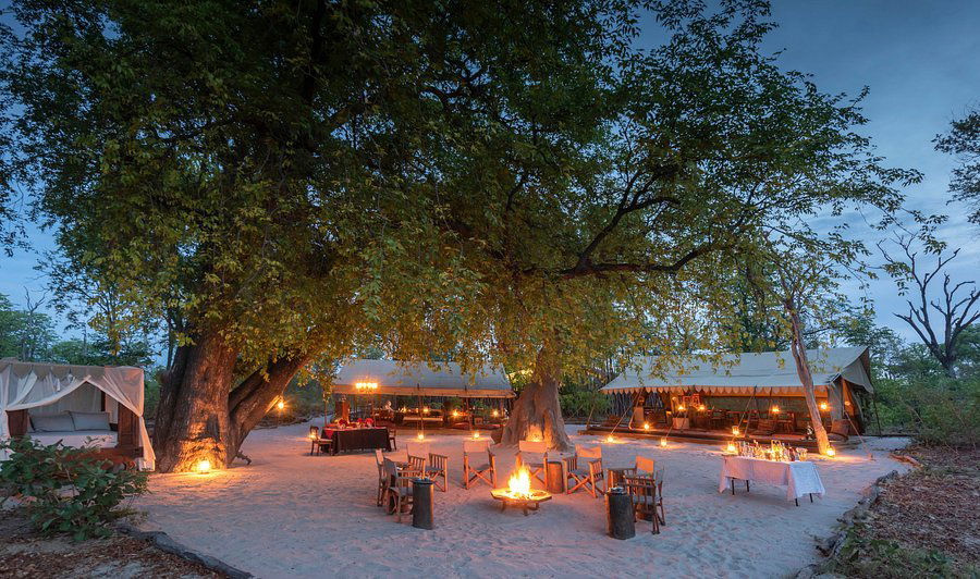 Great Plains Selinda restaurant in Selinda Reserve, Botswana