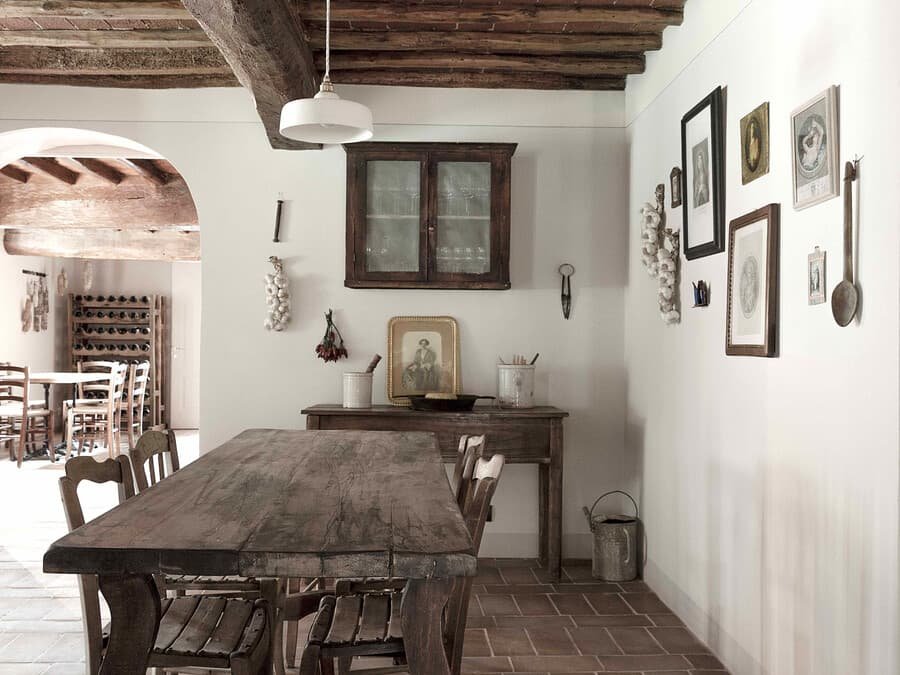 Le rondini restaurant in Radda in Chianti, Italy