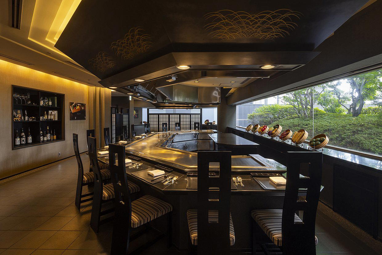 Teppan restaurant in Seoul, South Korea