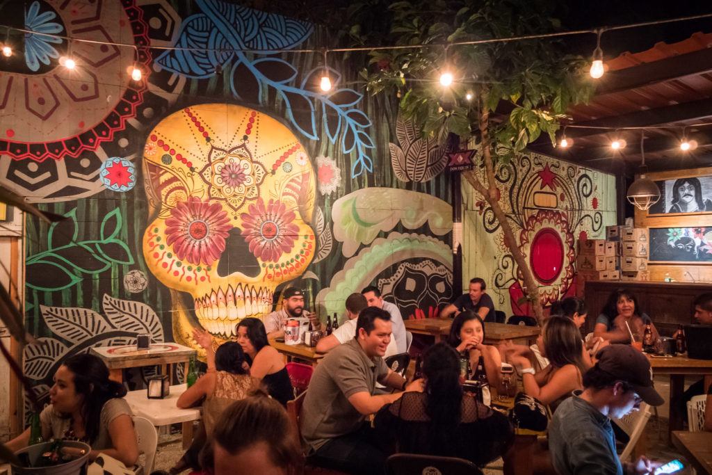 La Negrita Cantina bar in Merida, Mexico