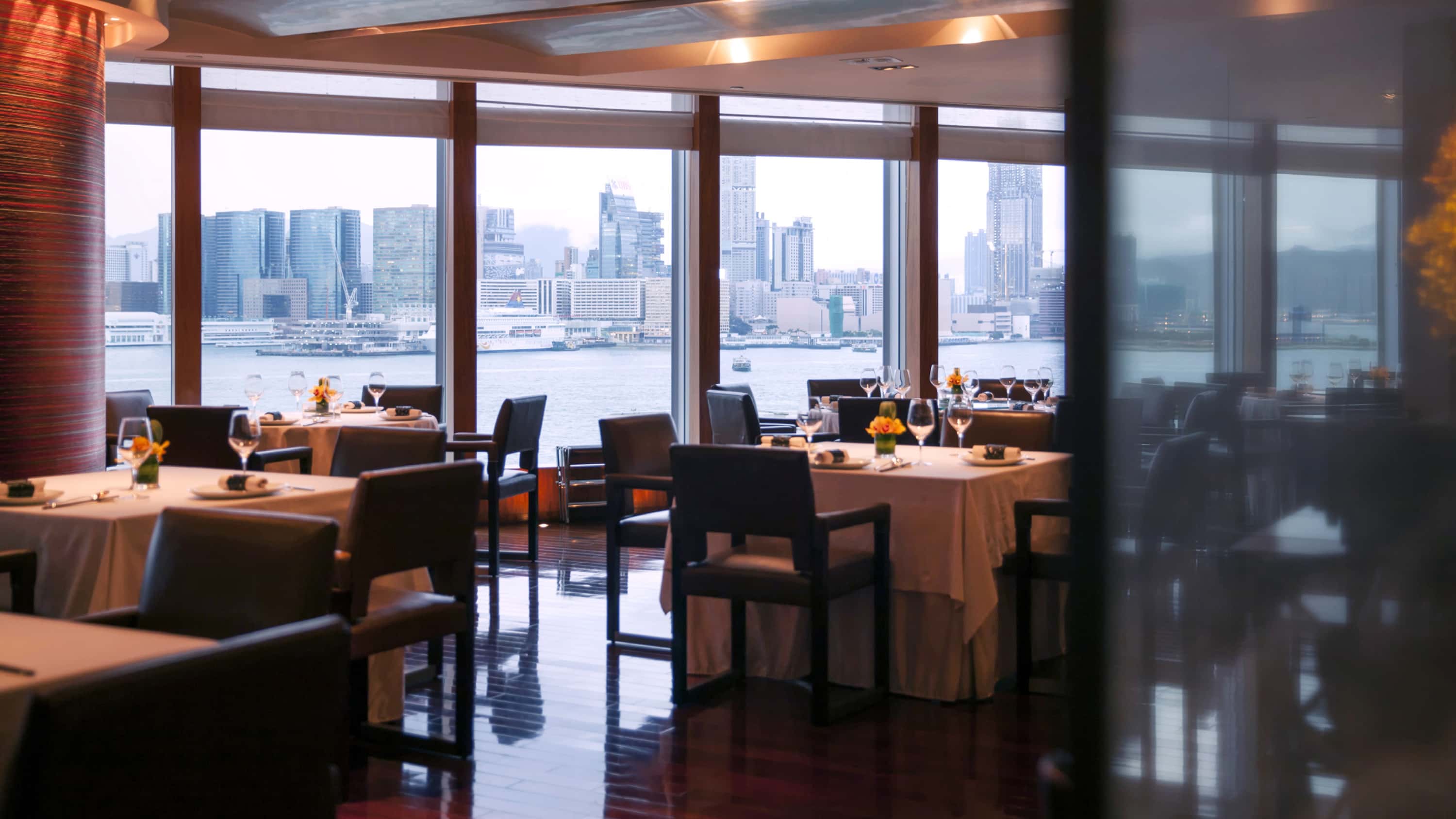 Lung King Heen restaurant in Hong Kong