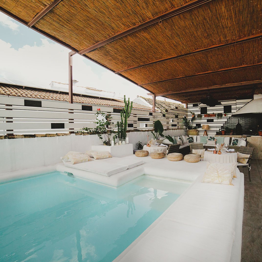 La Taberna de Cuatro Caminos restaurant in Almodóvar del Río, Spain