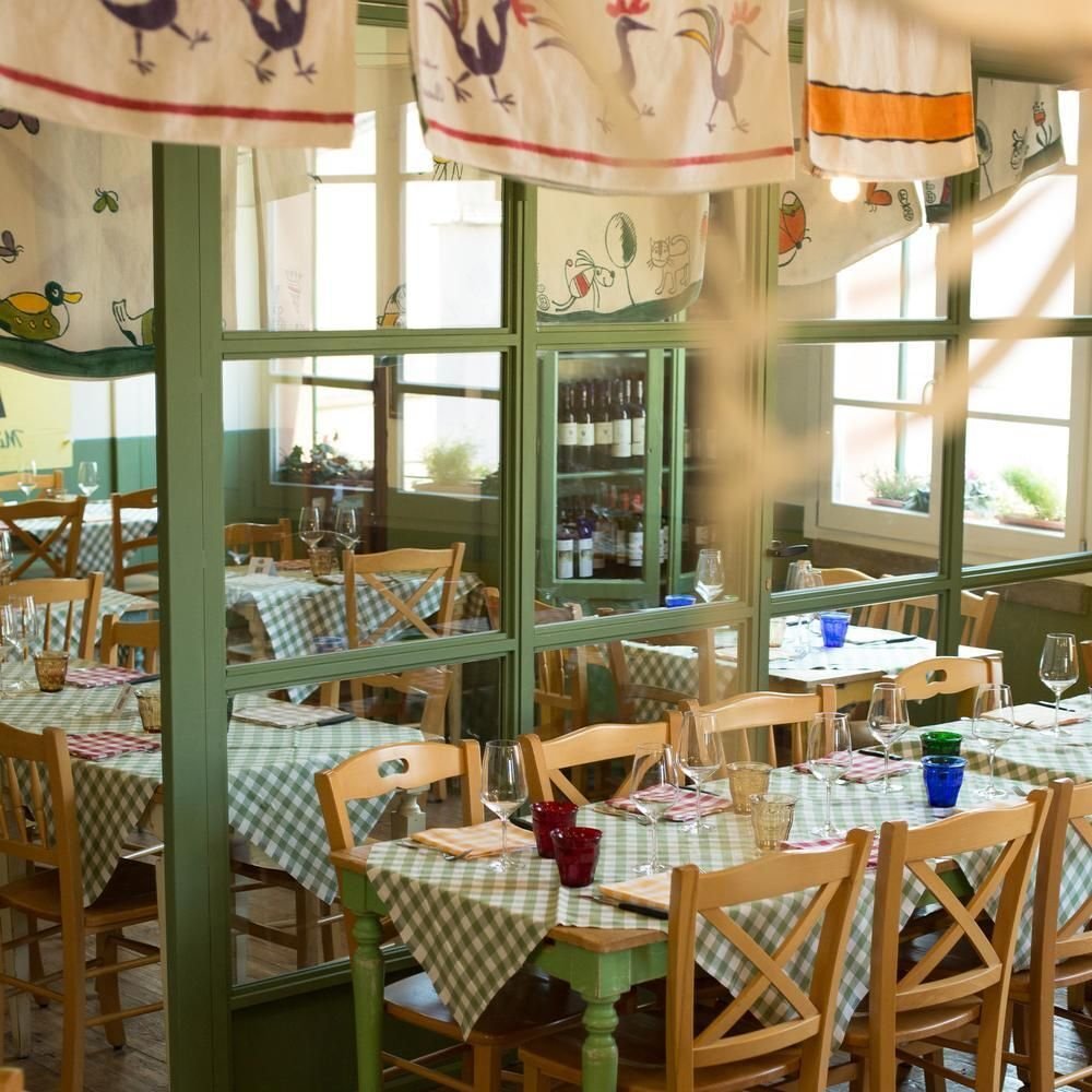 Osteria de Börg restaurant in Rimini, Italy