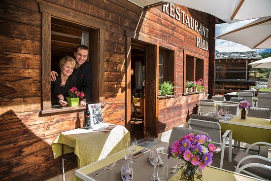 Nest- und Bietschhorn restaurant in Blatten im Lötschental, Switzerland