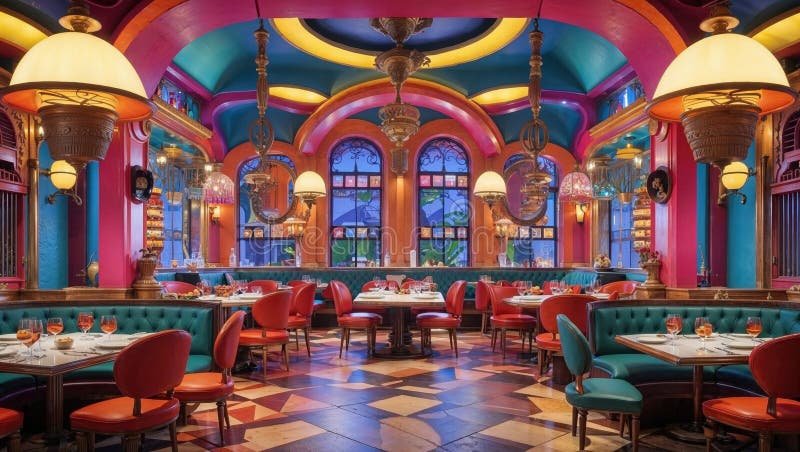 Eclectic restaurant in A Coruña, Spain