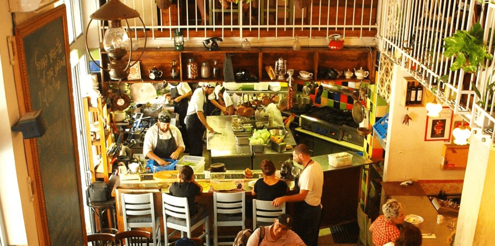 Machneyuda restaurant in Jerusalem, Israel