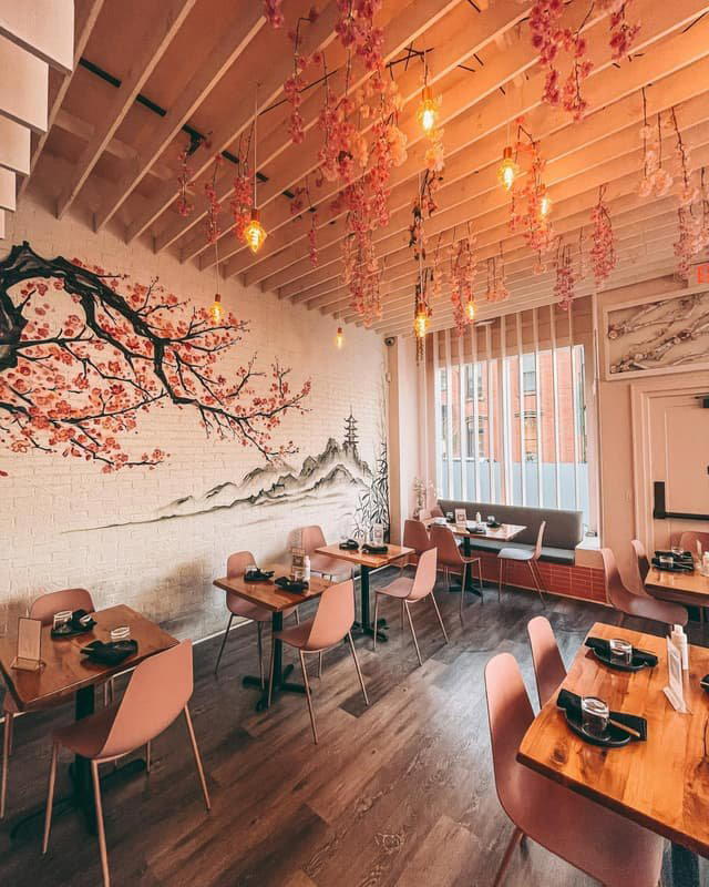 Saku restaurant in Istanbul, Turkey