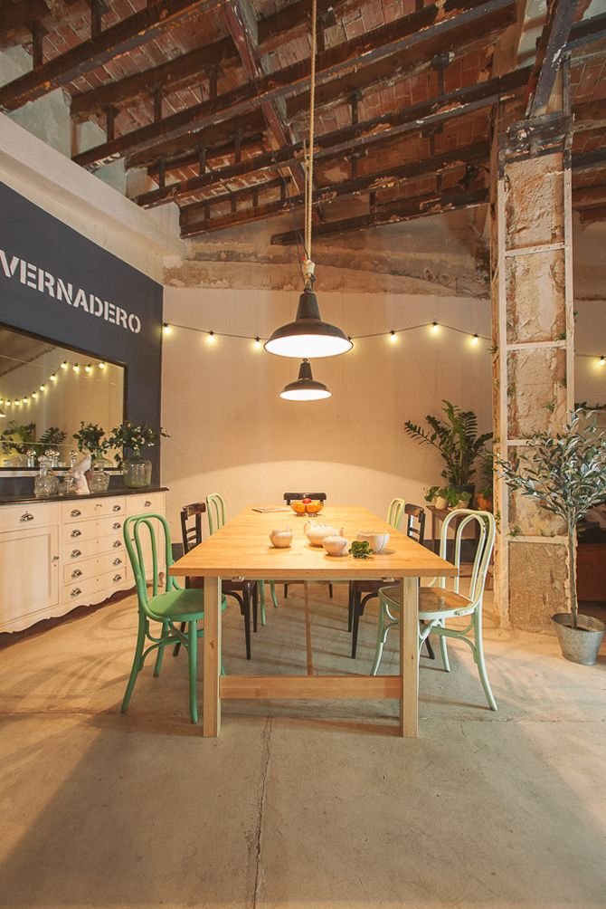 El Invernadero restaurant in Madrid