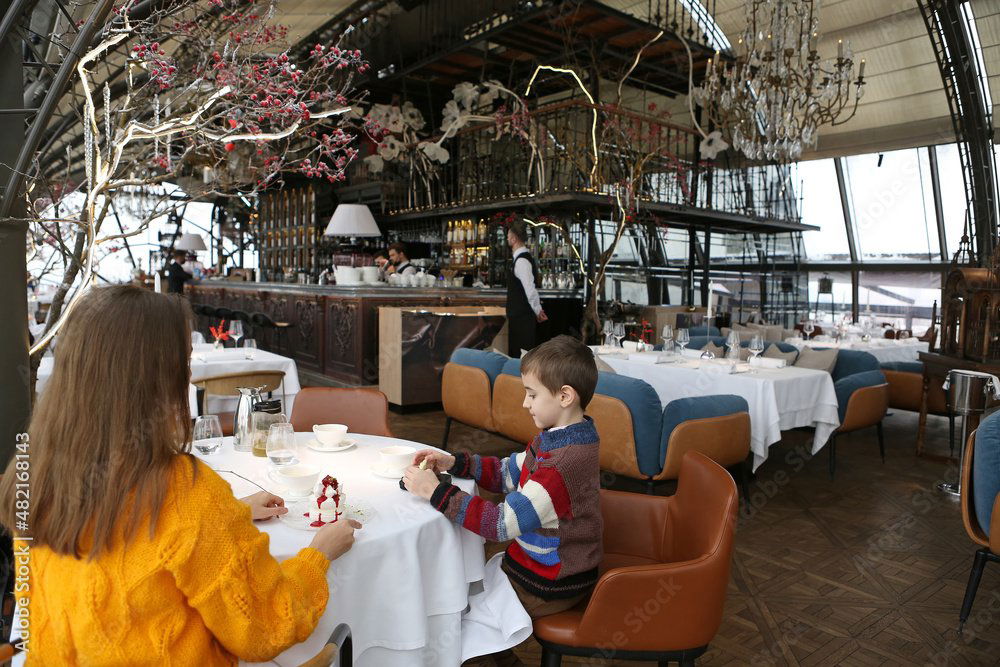 White Rabbit restaurant in Moscow, Russia