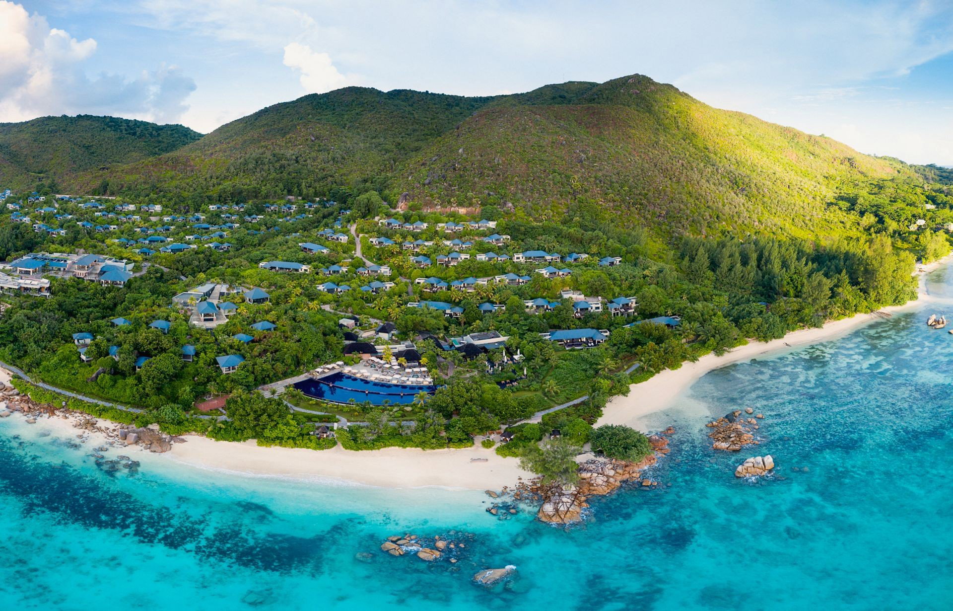 Raffles Seychelles hotel in Praslin, Seychelles