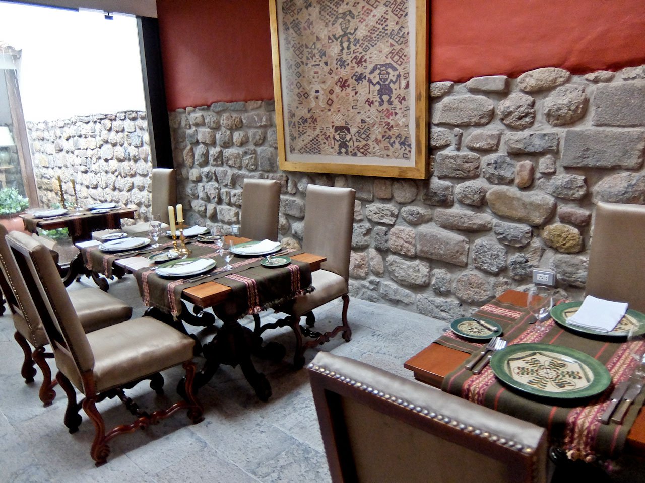 Inkaterra La Casona restaurant in Cusco, Peru