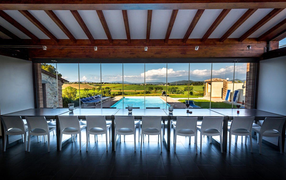 L'Acquario restaurant in Castiglione del Lago