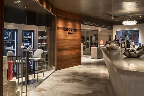 Capogiro restaurant in Baia Sardinia, Italy