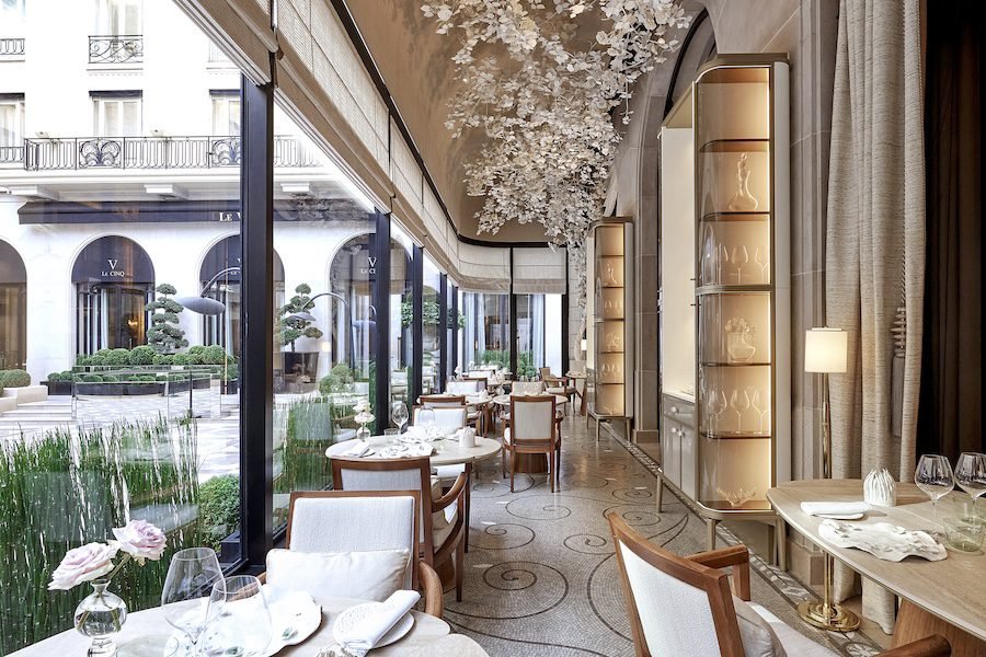 L'Orangerie restaurant in Paris, France