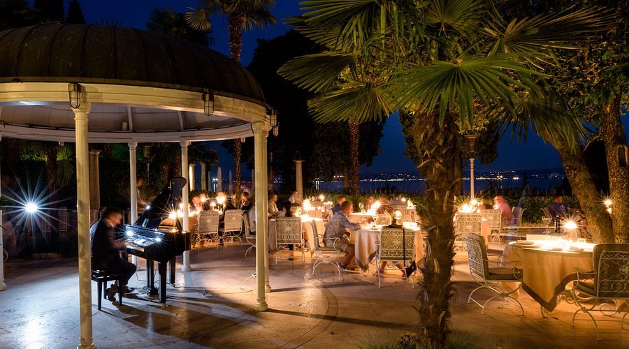Le Gardenie restaurant in Sirmione, Italy