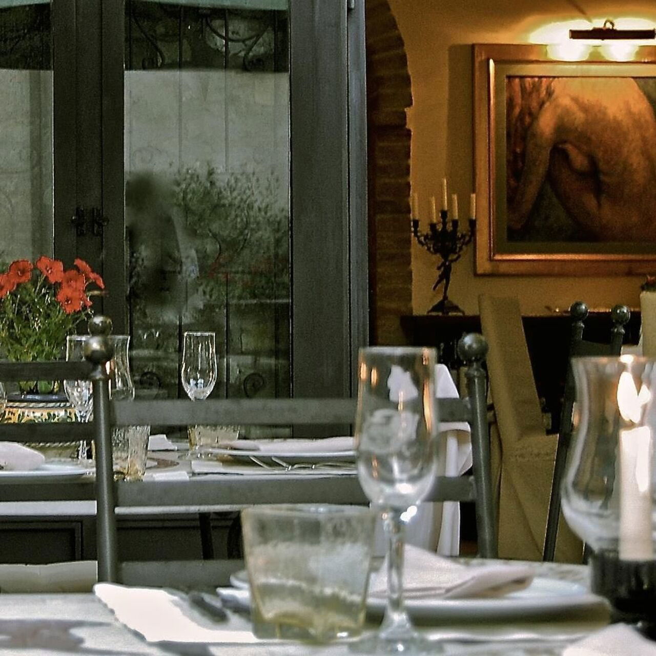 Locanda del Capitano & Tipico Osteria restaurant in Montone, Italy