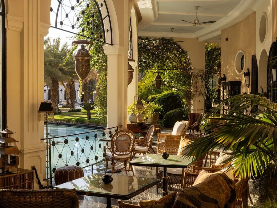 Le Jardin d'Hiver restaurant in Marrakesh, Morocco