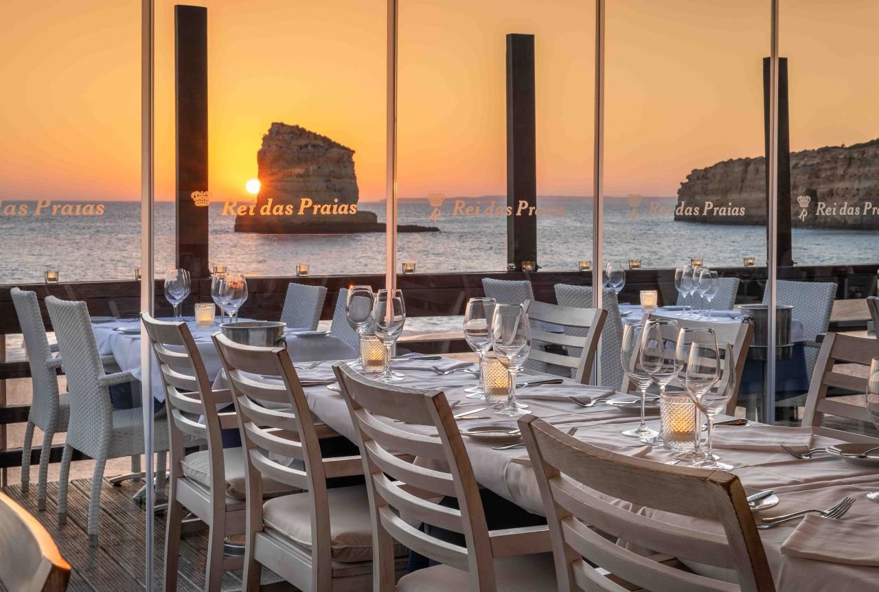 Rei das Praias restaurant in Ferragudo, Portugal