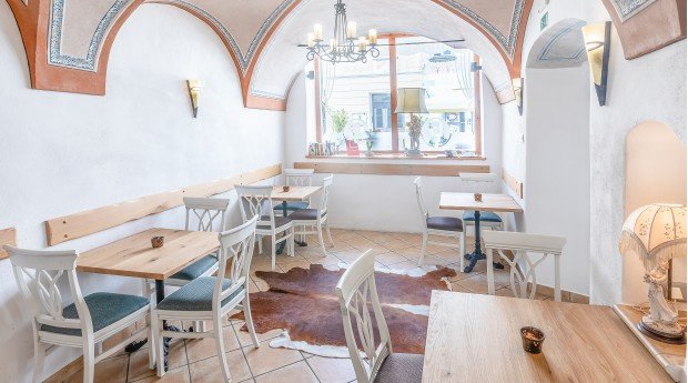 Hiša Linhart restaurant in Radovljica, Slovenia