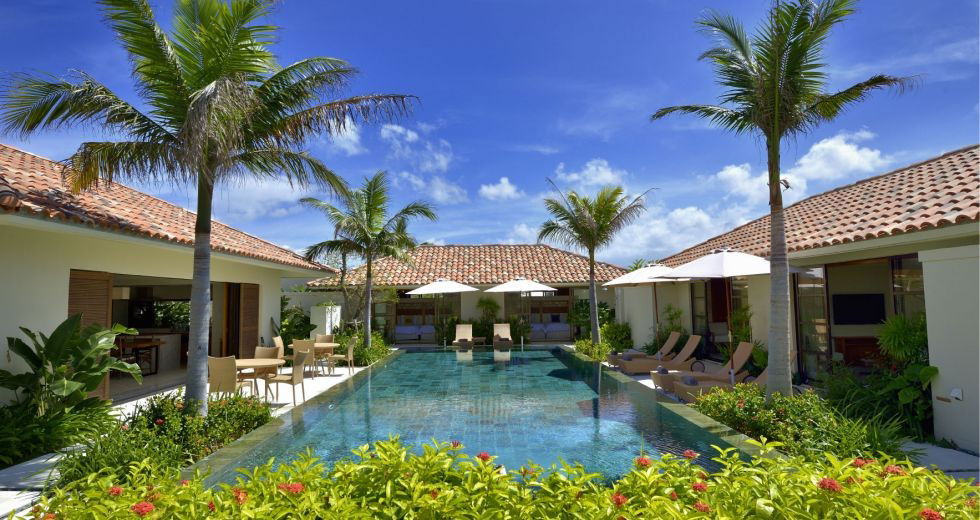 The Uza Terrace Beach Club Villas hotel in Yomitan Village, Japan