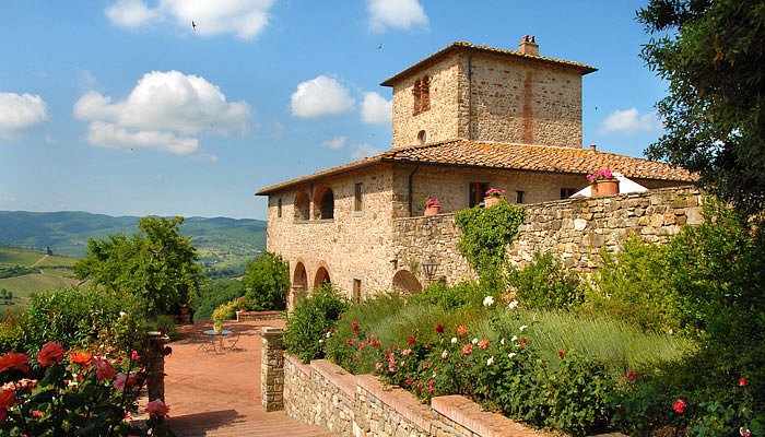 Fontodi winery in Greve in Chianti, Italy