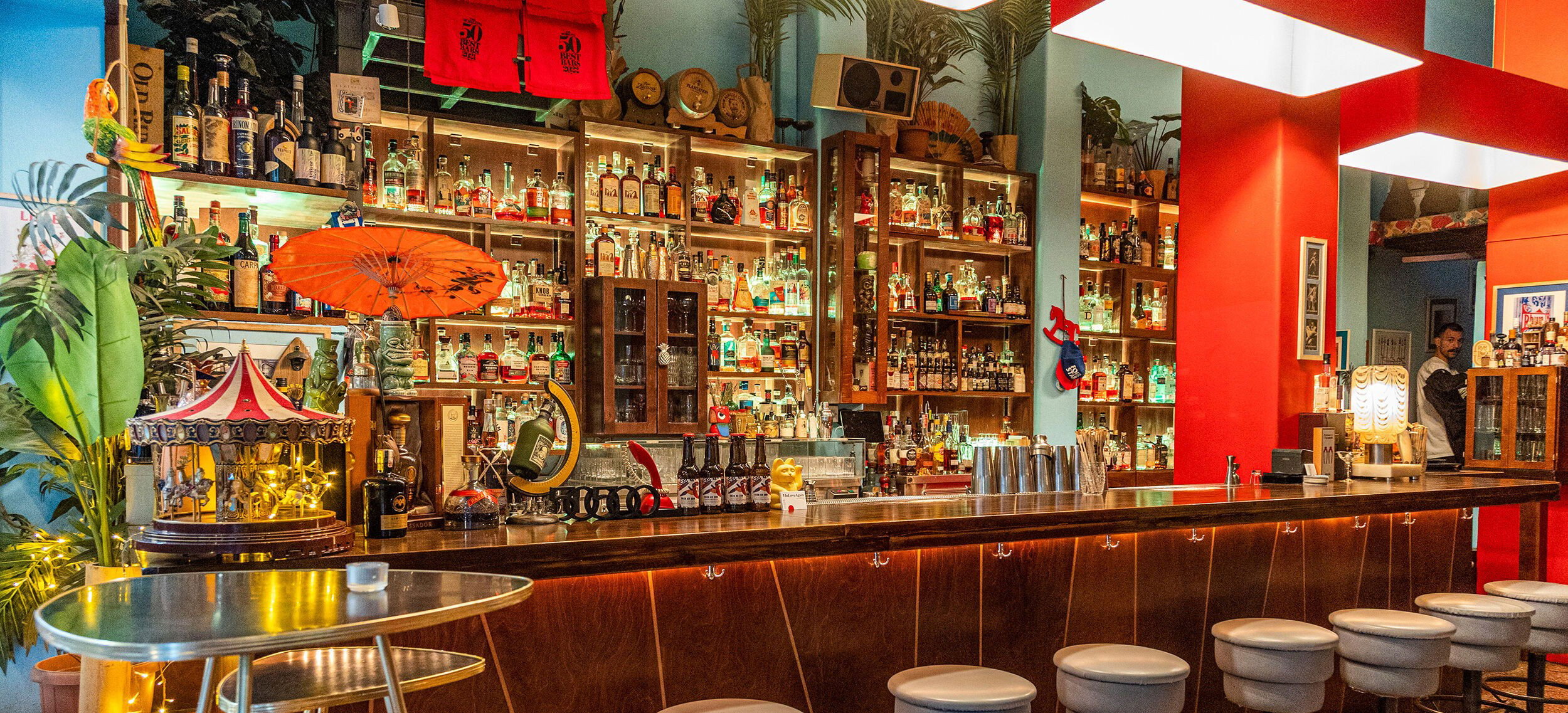 Baba au Rum bar in Athens, Greece