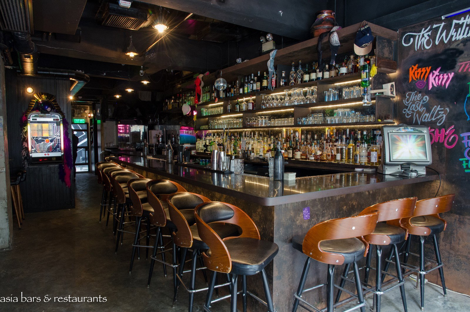 The Pontiac bar in Hong Kong