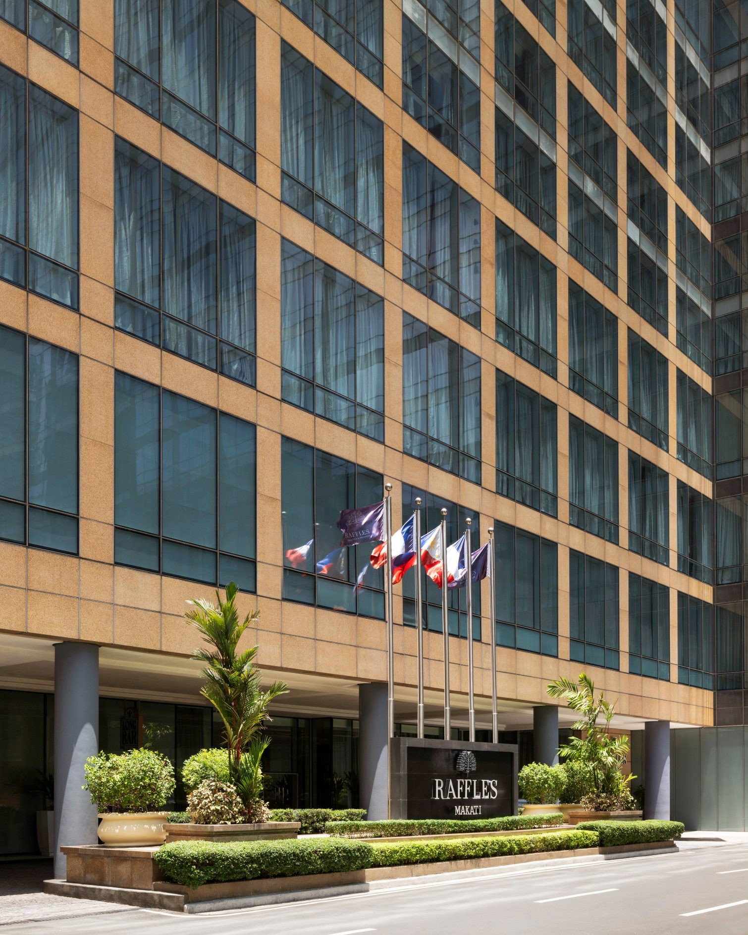 Raffles Makati hotel in Manila, Philippines