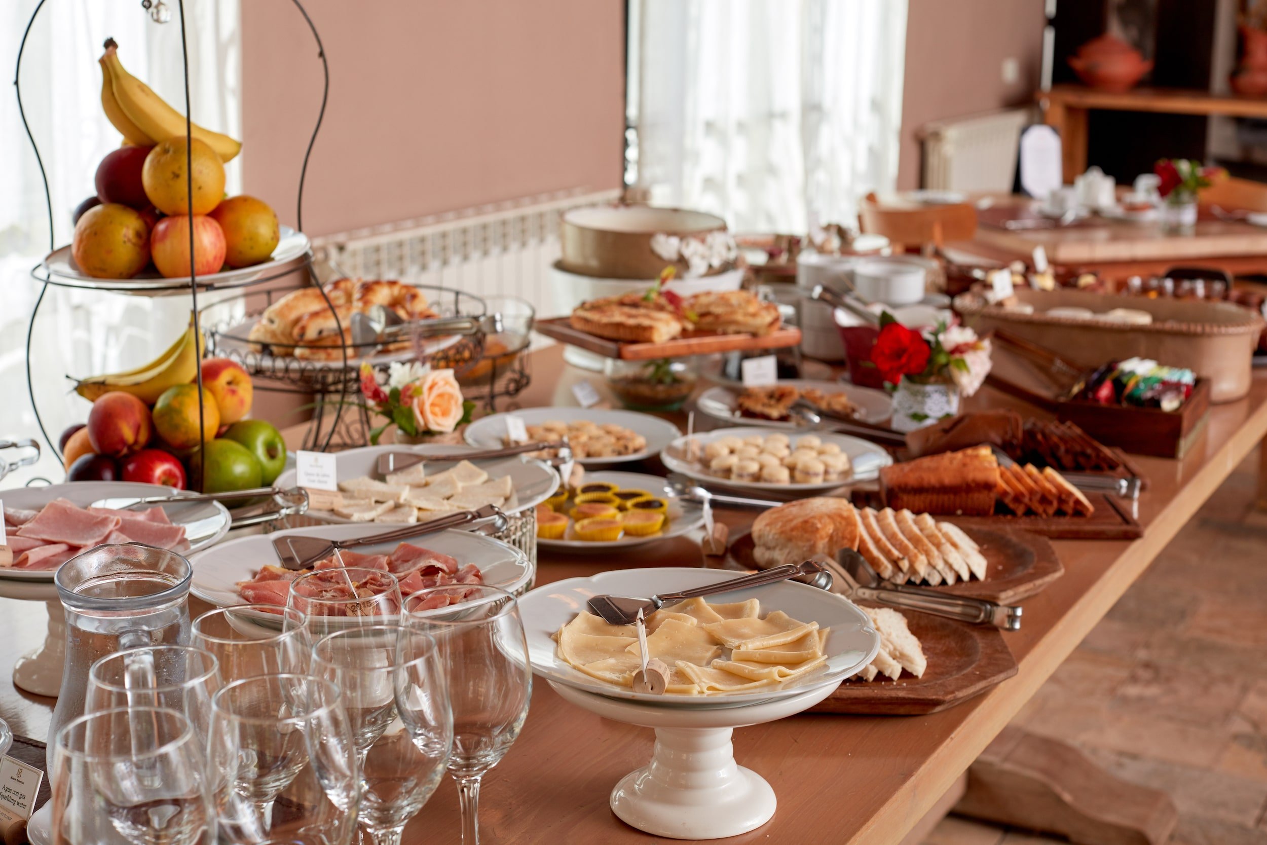 La Table de House of Jasmines restaurant in La Merced Chica, Argentina