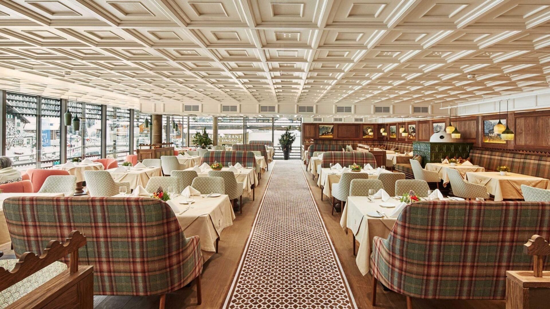 Postblick restaurant in Lech, Austria