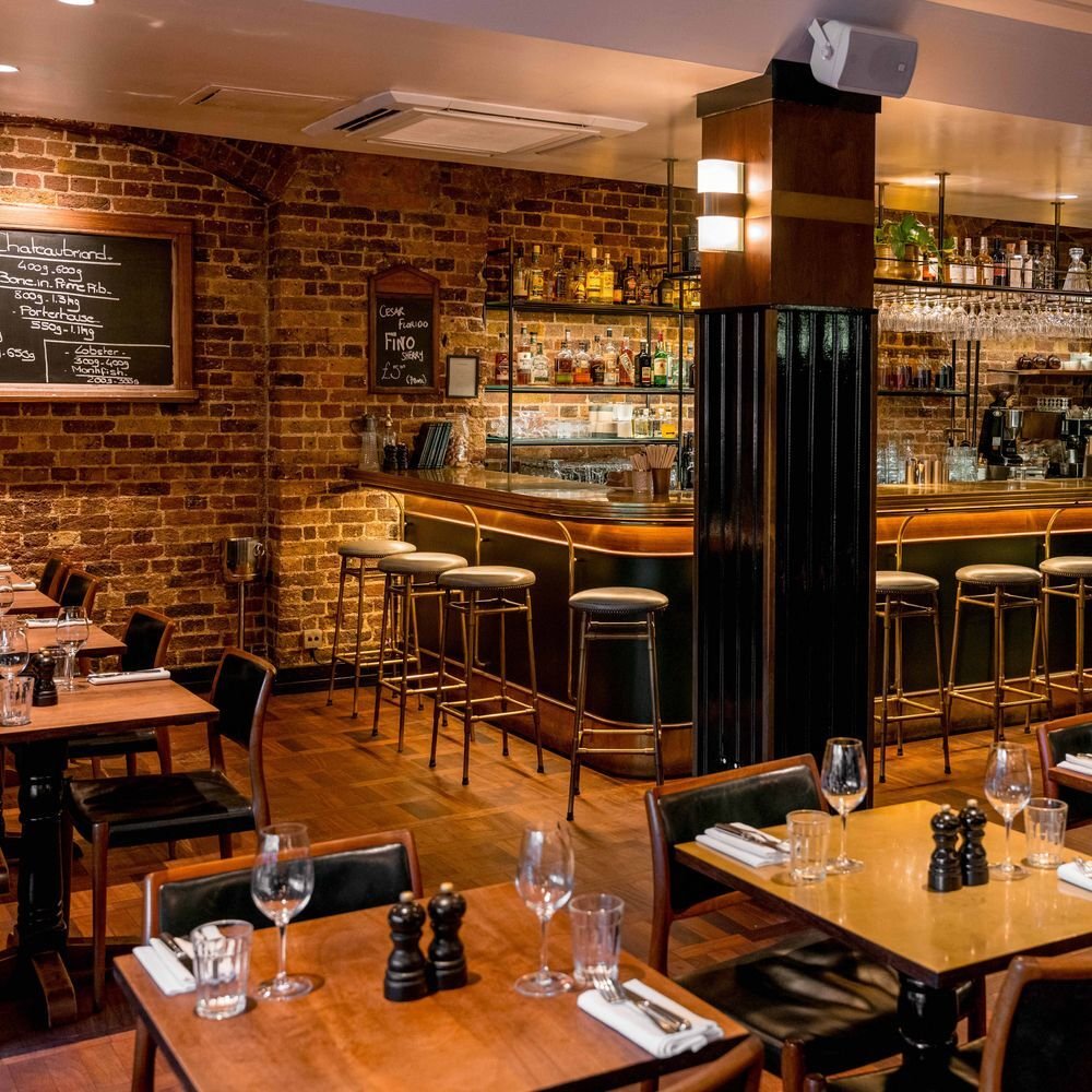 Hawksmoor restaurant in London