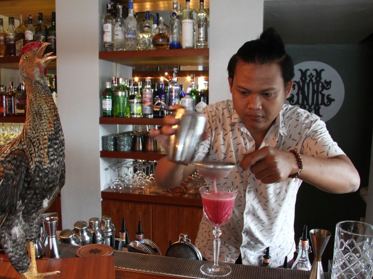 The Night Rooster bar in Ubud, Indonesia