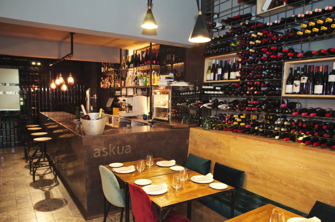 Askua Barra restaurant in Madrid, Spain