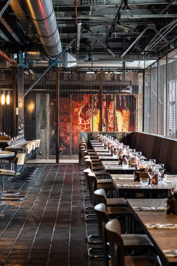 Black Smoke restaurant in Antwerp, Belgium
