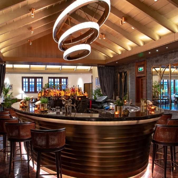 Le Comptoir de Pierre Gagnaire restaurant in Shanghai, China