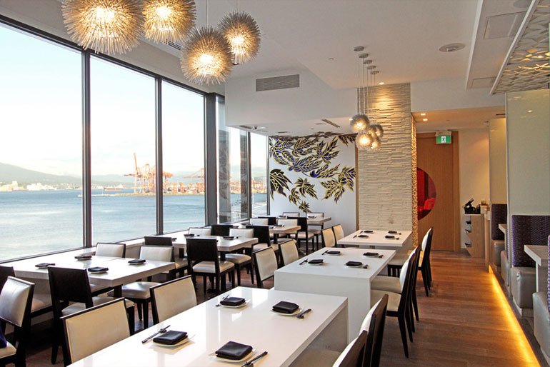 Miku restaurant in Vancouver, Canada